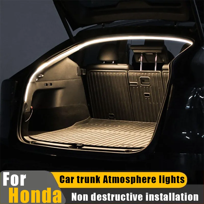 Багажник автомобиля, атмосферные фонари, модификация освещения задней коробки, подходит для Honda Civic Accord Fit Odyssey CR-V UR-V XR-V ZR-V