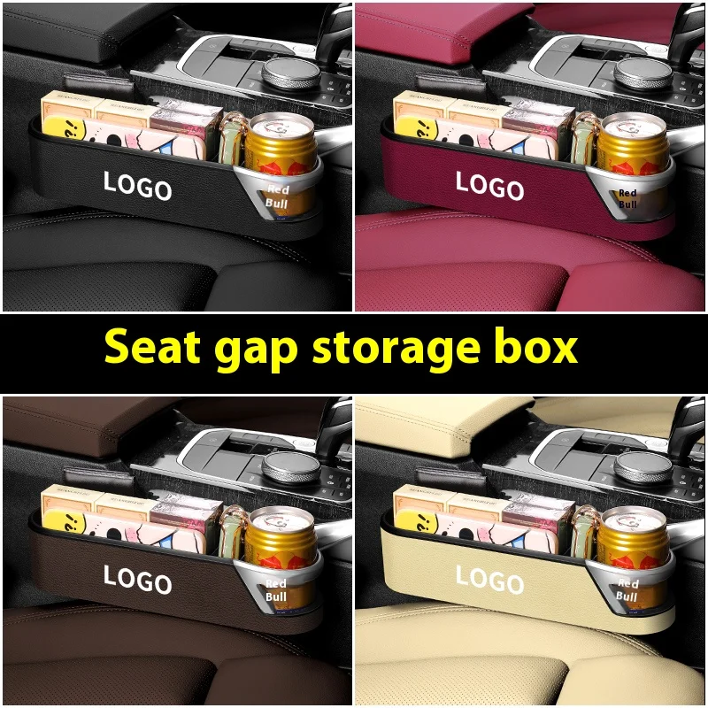 For Toyota Crown RAV4 Corolla Yaris Aygo Prius CHR Camry Prado Car Seat Gap Crevice Slot Storage Box Organizer Auto Accessories