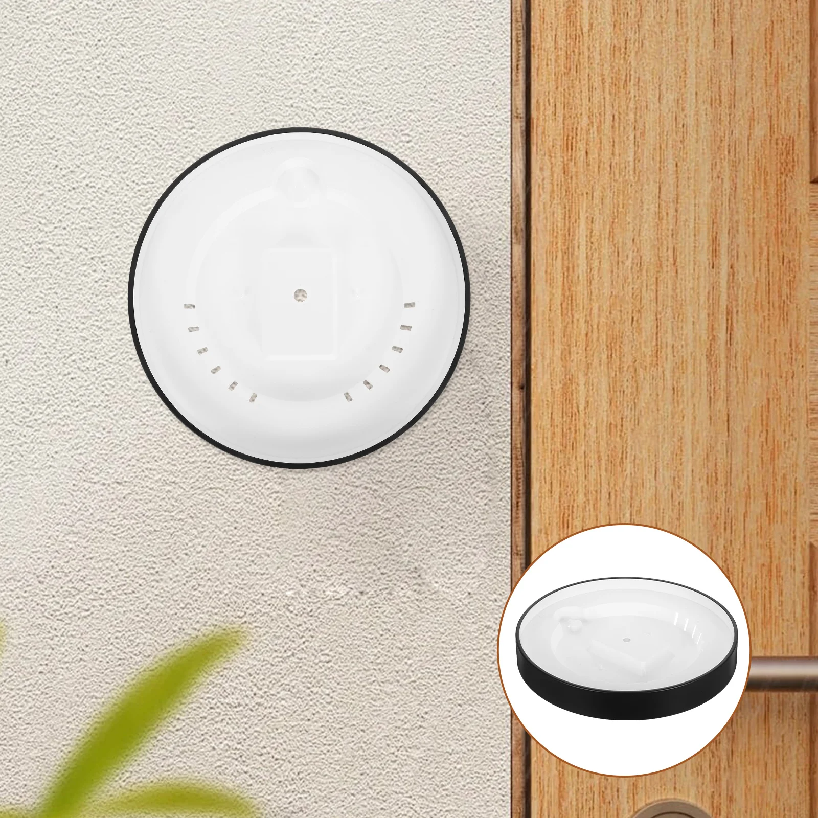 

Quartz Wall Clock Frame 12 Inch Ultra Thin Metal Plastic Clock Back Cover DIY Repair Parts Home Office Decor Wall Clocks Edge