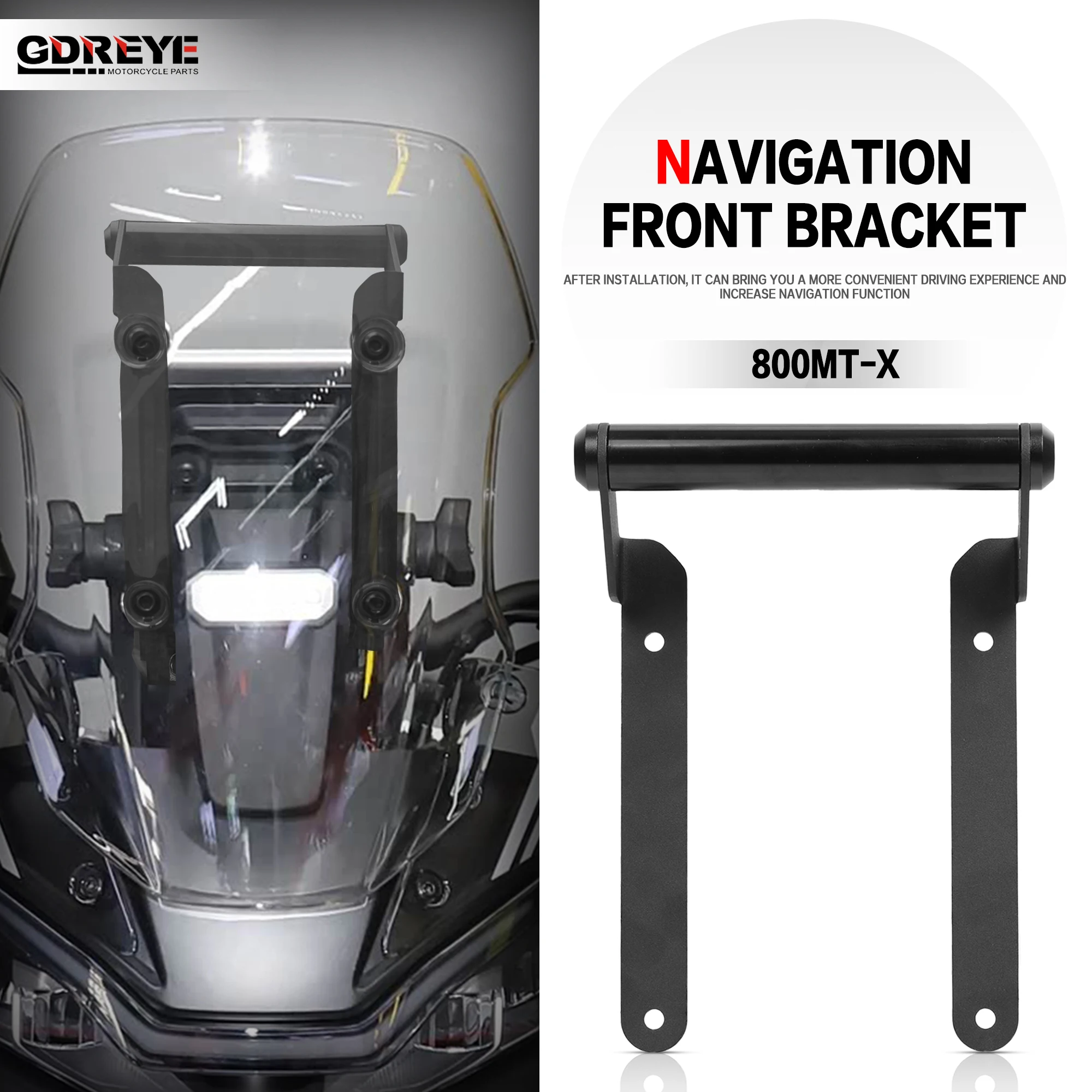 For CFMOTO 800MT-X Motorcycle 22mm Navigation Bracket 800 MTX GPS Bracket Expansion Pole Modification Accessories