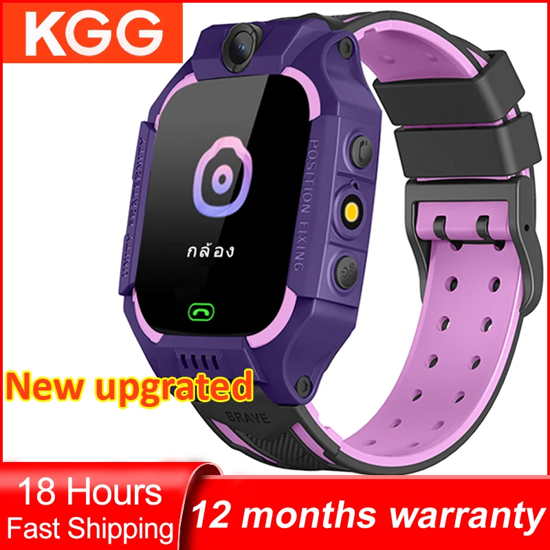 2G Kids Smart Watch Phone Math Game Flashlight LBS Location With Camera SOS Call Back Monitor Children Smartwatch Clock Gifts