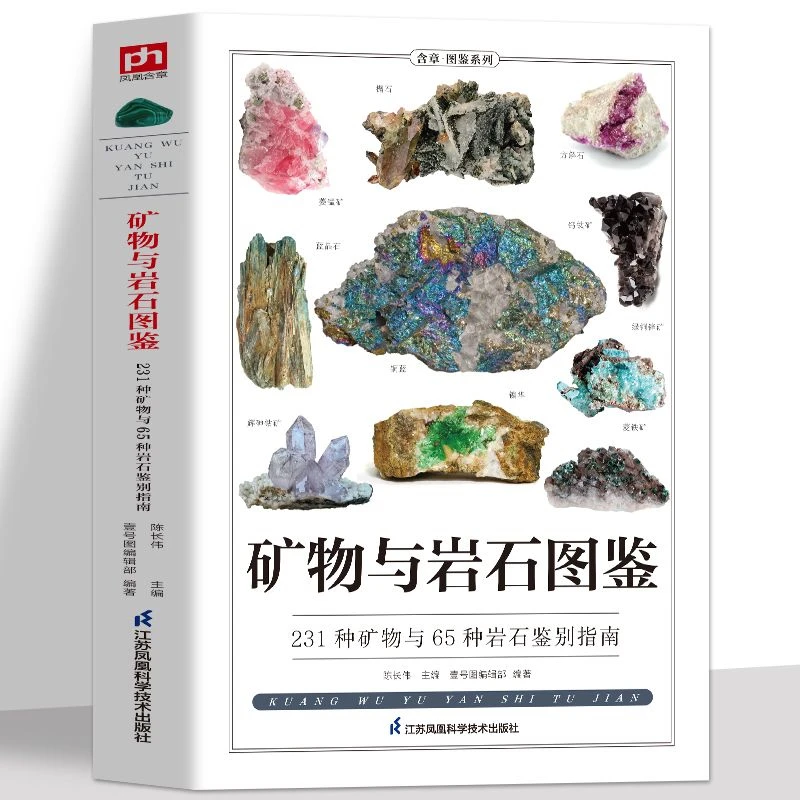 Mineral and Rock Illustrated Book 231 Kinds of Minerals and 49 Kinds of Rocks Natural Science Lovers Books Livros Libros