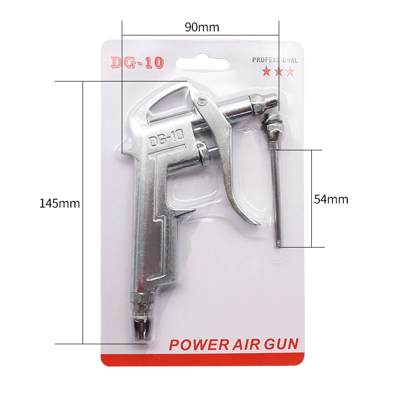 NUODA Pneumatische Luftblaspistole Typ EU und Japan Blasende Airsoft-Pistolen Reinigungswerkzeug Staubspray 1/4" Port Duster Clean