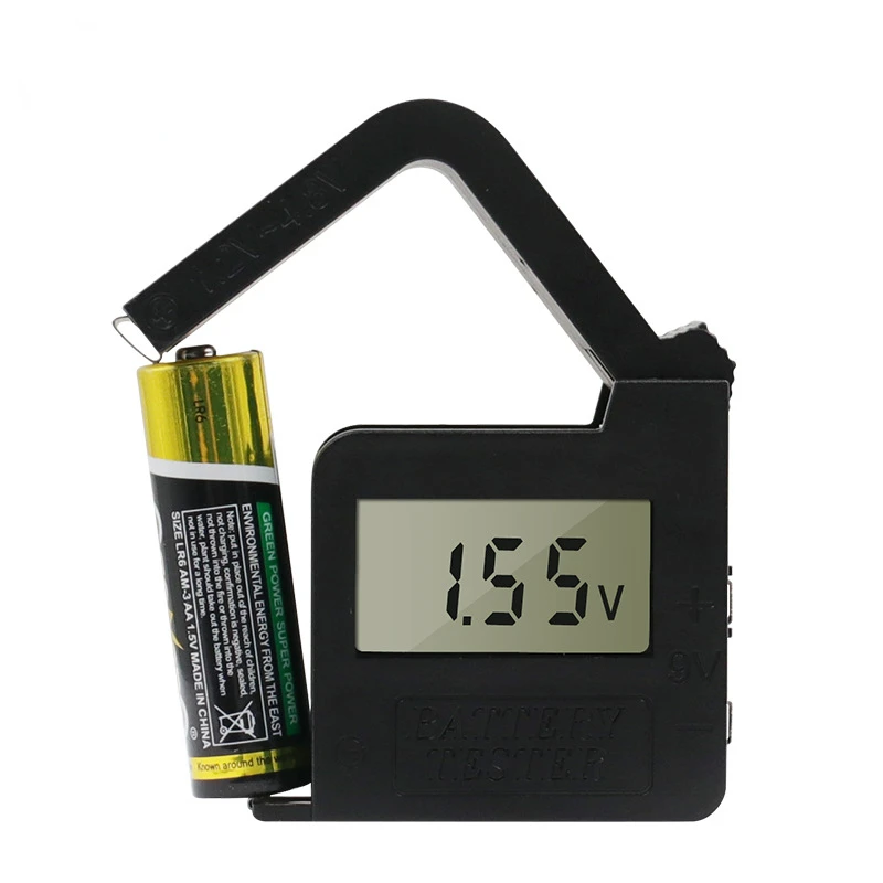 1PC Portable Digital Display Battery Tester Fashionable and Simple Capacity Tester Fuel Gauge Battery Tester