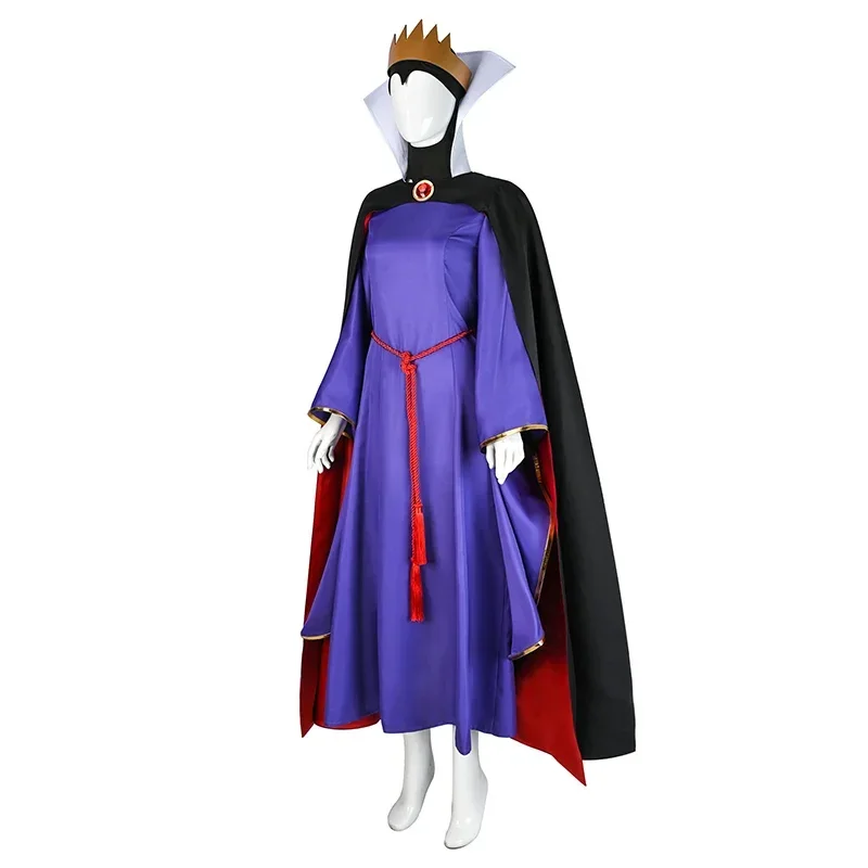 Disfraces de Cosplay de la Reina Malvada para mujer, disfraz de la Reina Malvada de Blancanieves de Disney, disfraz de Carnaval de Halloween para adultos