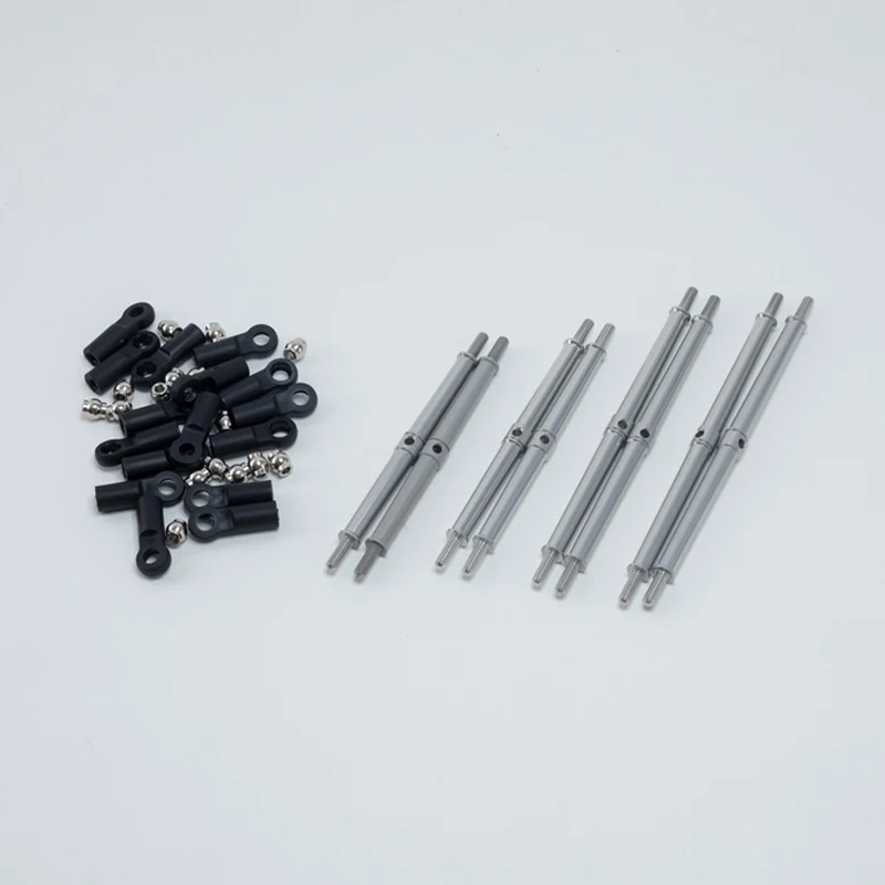 

1Set 7075 Aluminum Alloy Tie Rod Linkage with Black Ball Head Chassis Reinforcement DIY Part for MJX H8H Climbing Car RC Crawler