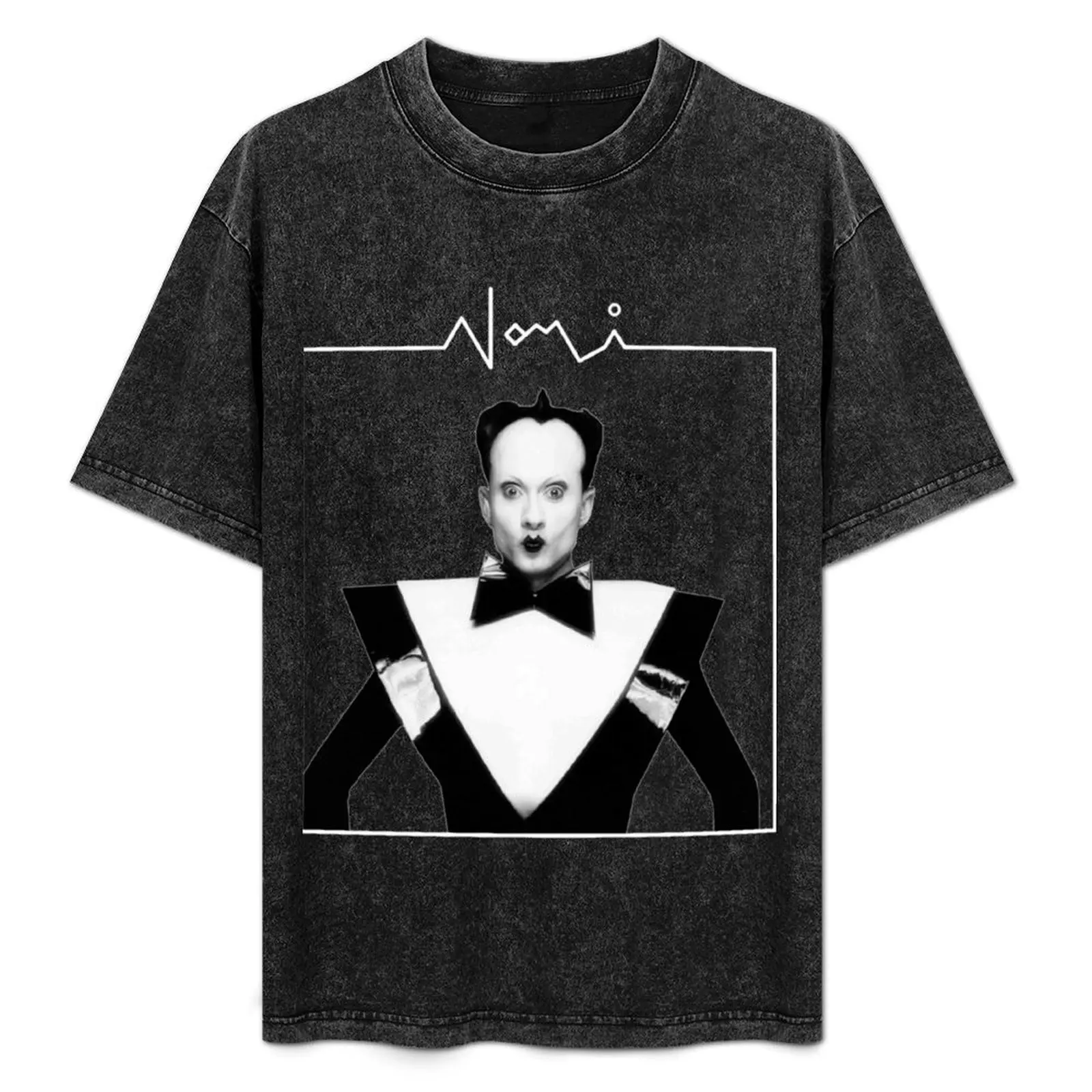 

klaus nomi black T-Shirt Clothing graphic t shirt vintage new edition men t shirts