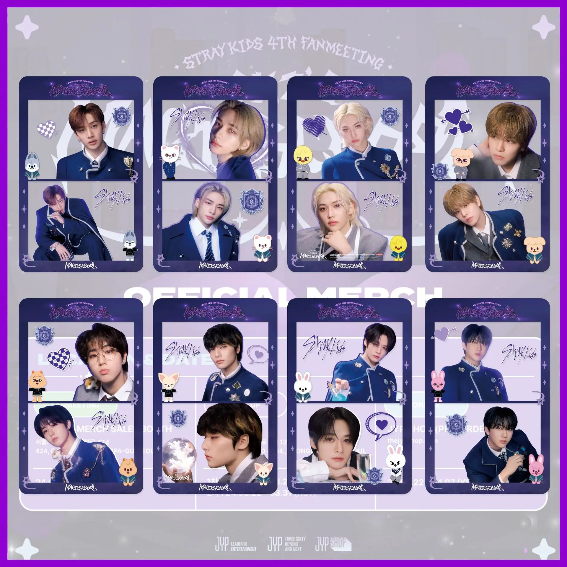 8 шт. периферийные прозрачные карты StrayKids skzoo Perfect Day Li Longfu Jin Shengwen, милые коллекционные карты из ПВХ