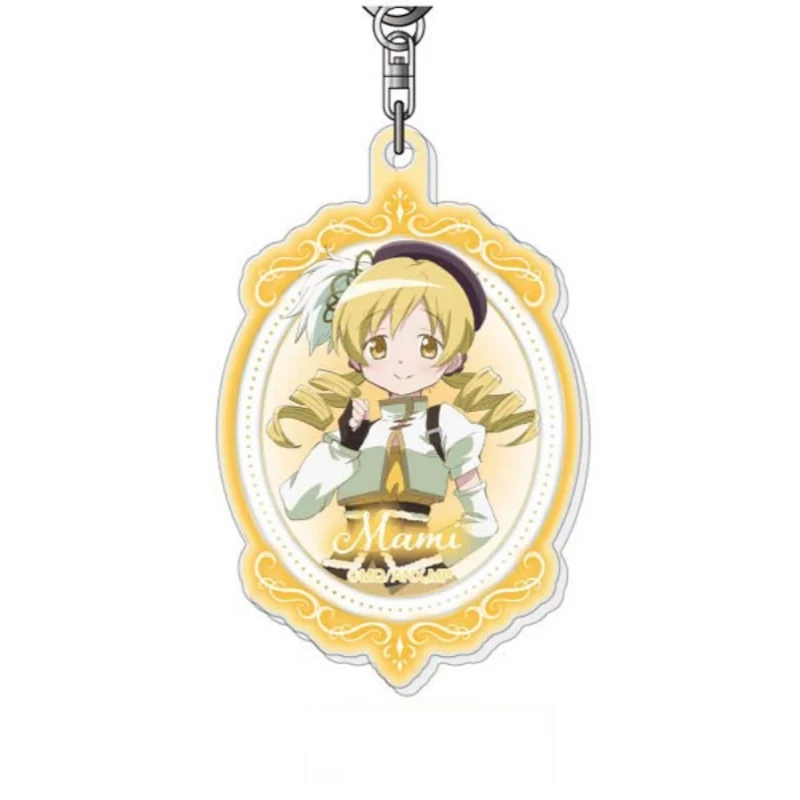 Charm Fans Gifts 2026 Puella Magi Madoka Magica Anime 6CM Acrylic Keychain Bag Pendant Madoka Kaname,Homura Akemi Car Keychain