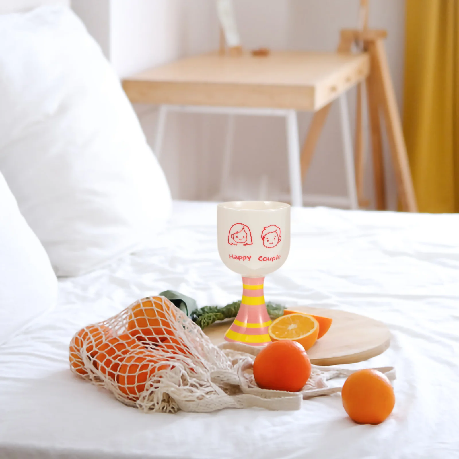 Элегантный керамический кубок для десертов, стиля мебели