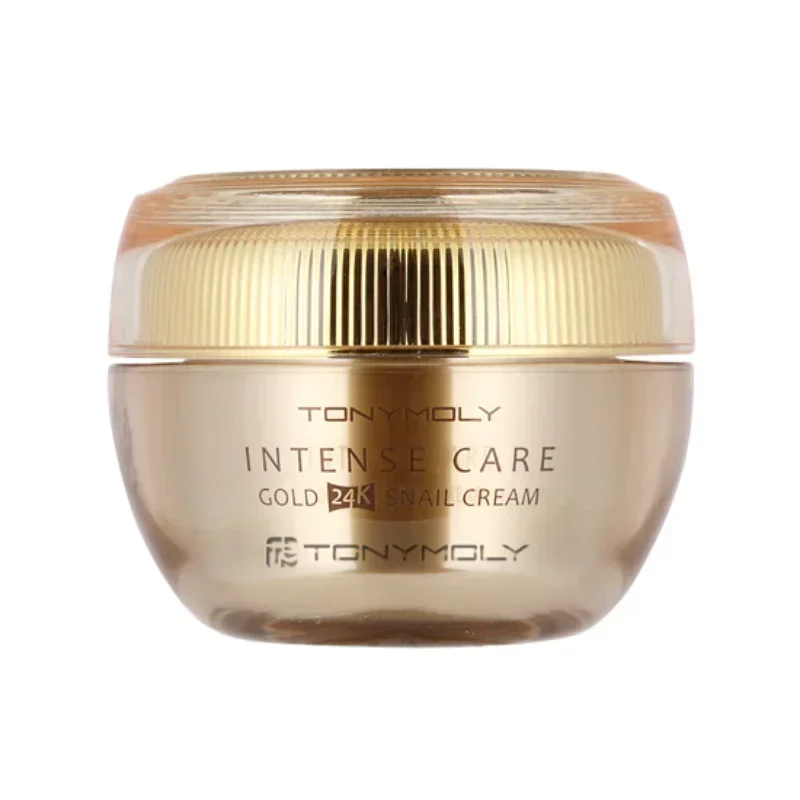 Korea TONYMOLY 24KGold Snail Cream 45ml Anti-Wrinkle Anti-aging Moisturizing Lighten Spots Hydrating Repairing Blemish Skin Care