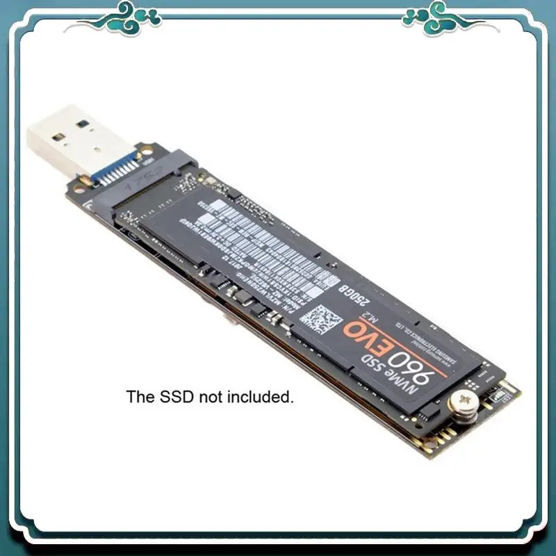 

Простой в использовании 1 комплект NVME USB-адаптера Внутренняя переходная карта 10 Гбит/с USB3.1 Gen 2 для M2 Nvme 2230 2242 2260 2280 SSD