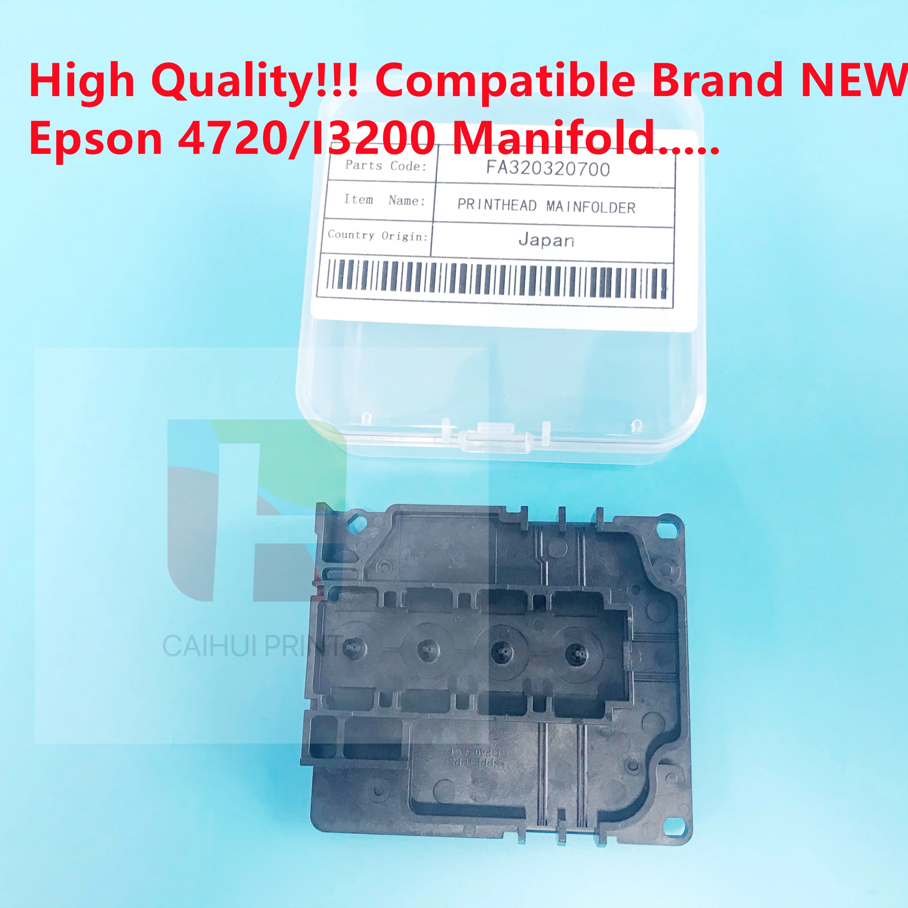 Printer Head Manifold Adapter for Epson 4720  I3200 U1 E1 A1 Printhead Ink Damper Manifold Solvent UV Water Base Ink