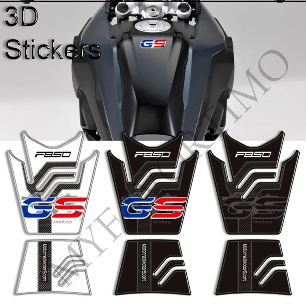 For BMW F850GS F 850 GS F850 Stickers Decals Protector Tank Pad Side Grips Gas Fuel Oil Kit Knee Fairing Fender Wind Deflector