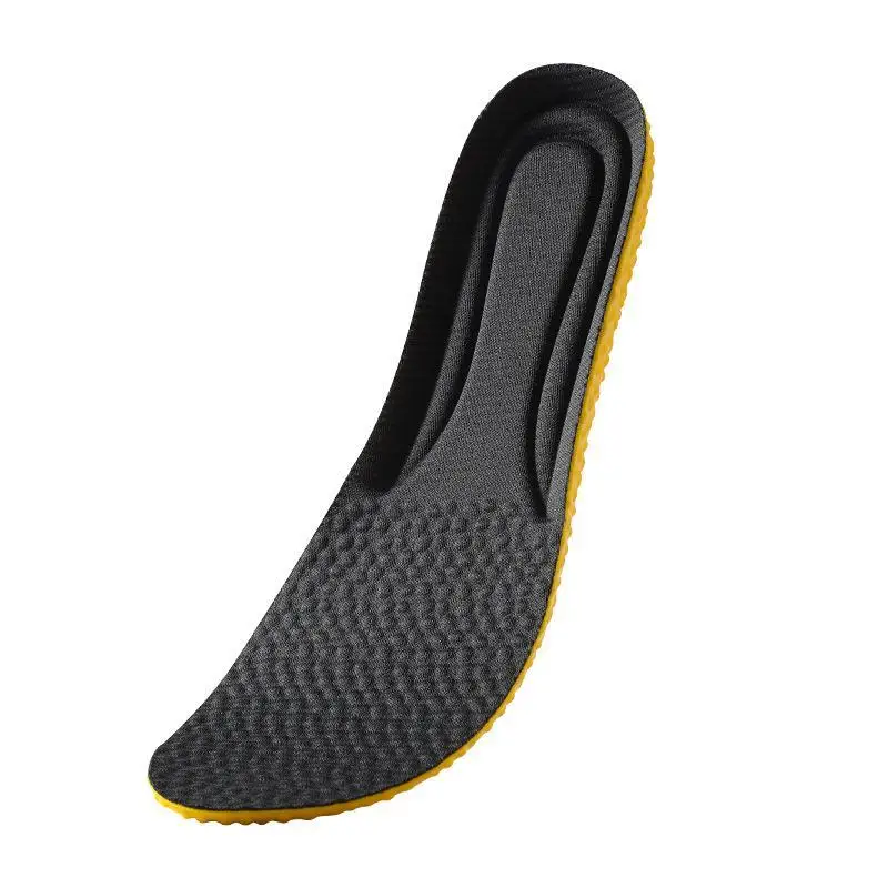 2 Stück Weiche Sport-Einlegesohlen Hohe Elastizität Komfortable Plantar-Einlegesohlen für Füße Herren Damen Orthopädische Schuheinlagen Laufzubehör – Detail 5