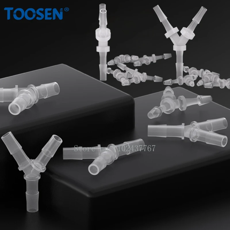 

Y-образный трехходовой соединительный тройник-пагода, соединитель для шланга, фитинг Y-образного типа, разветвитель потока воздуха и воды, пластиковое соединение 2,4 ~ 15,8 мм