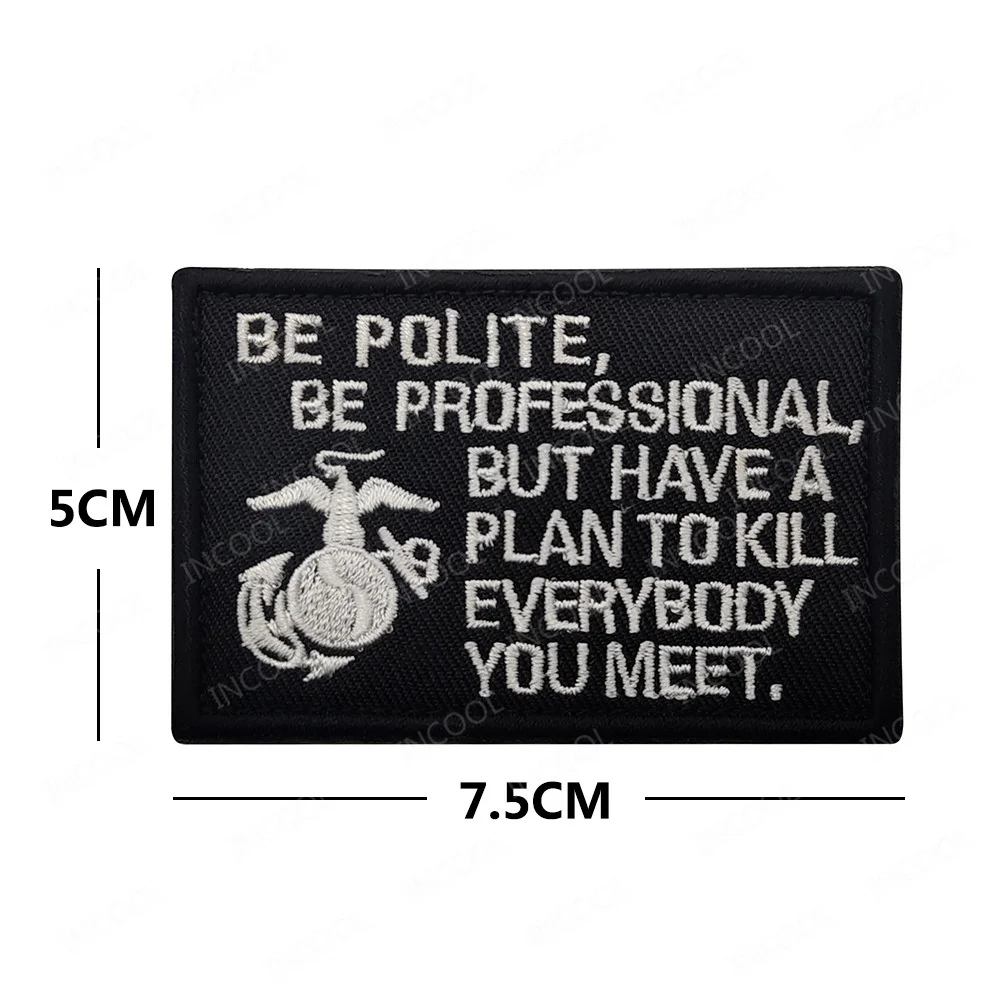 Embroidered Patch Never Say Die I Love My Country Tactical Military Patches Appliqued Combat Badges Chevron Strip For Bag