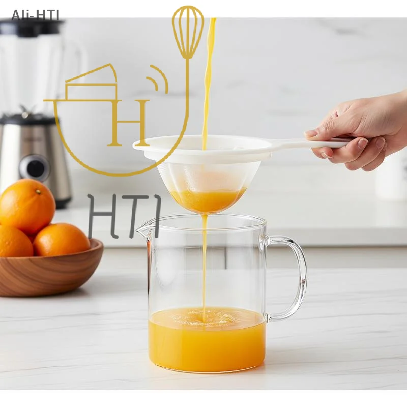 Fine Mesh Food Strainer 1Pcs Easy to Clean Multi-Use Filter for Homemade Soy Milk Oat Milk Juice Jam Home Kitchen Baking Use