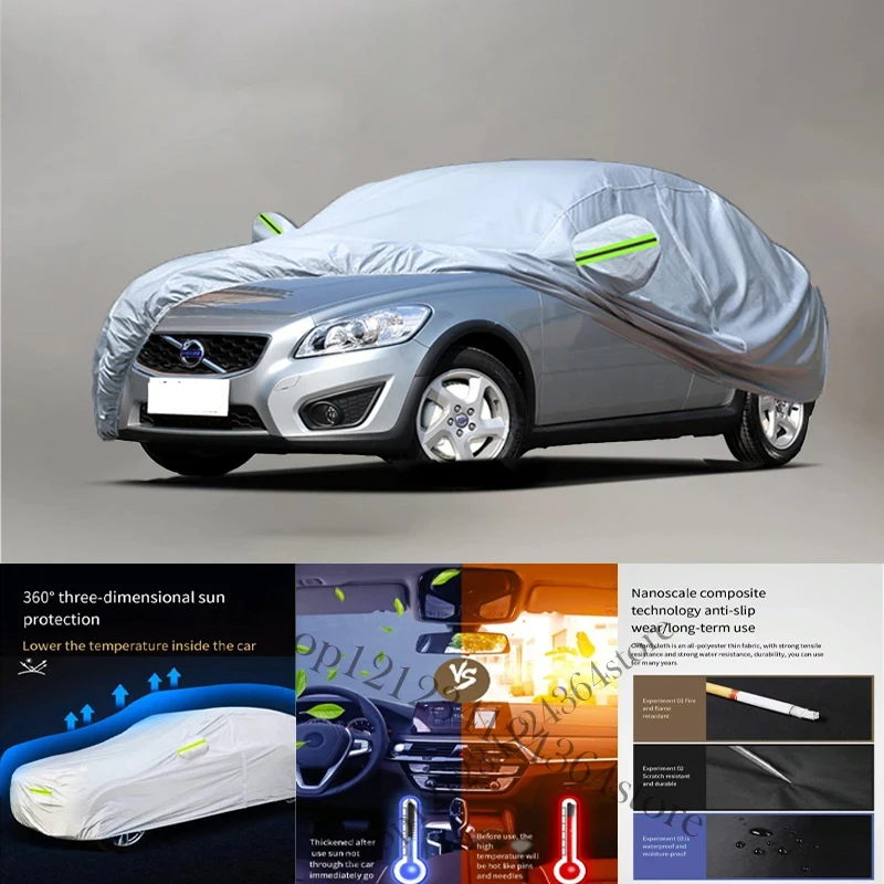 

For Volvo-C-30-Auto Anti snow Anti dust Anti-uv Anti peeling paint And Anti Rainwater 210t Car cover protection