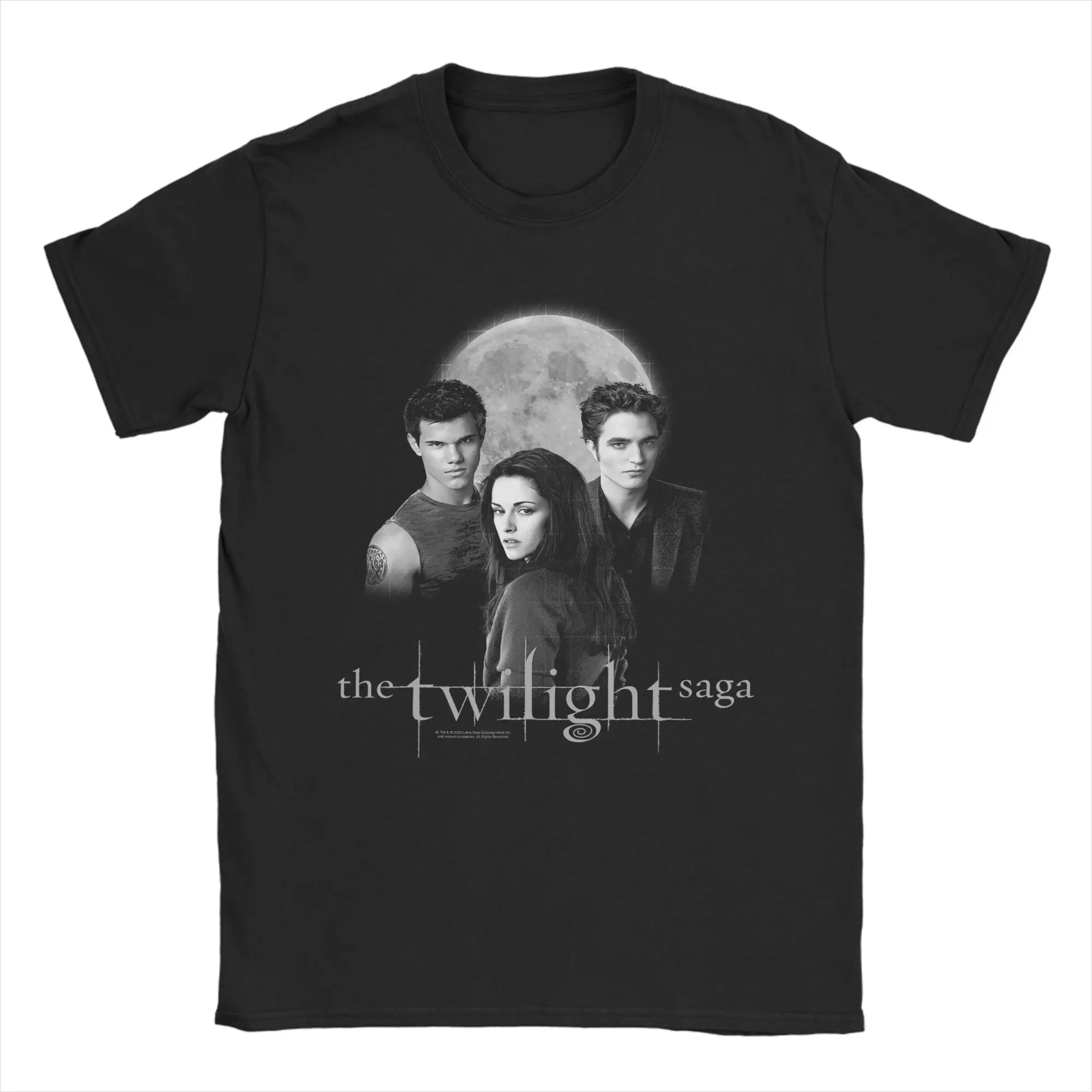 Twilight Saga Jacob Bella Edward Movie T Shirt Summer  Y2K Funny T-Shirts Cotton Novelty Tshirt For Mens Casual Top Tees