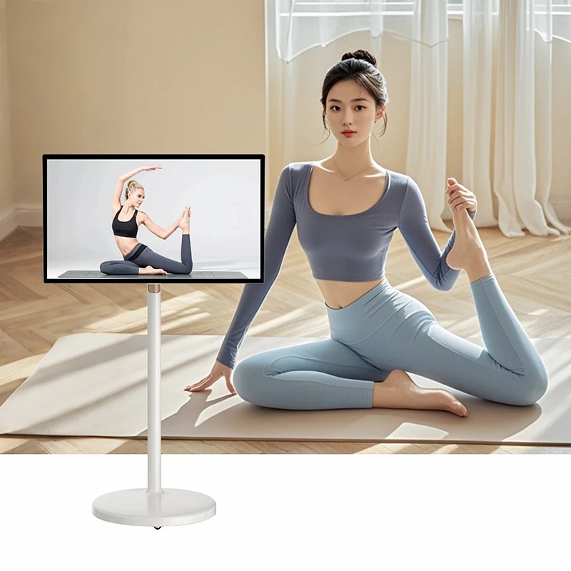 21.5인치 모바일 하트 스크린 베스티 무선 프로젝션 스크린 엔터테인먼트 라이브 터치 모바일 TV 피트니스 스마트 대형 스크린