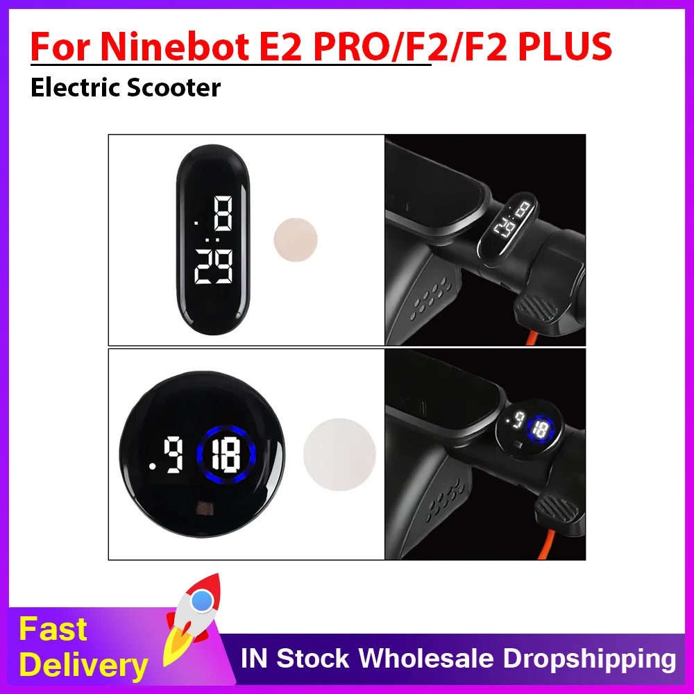 Mini Digital Clocks Watch Touch-sensitive Display Electric Scooter for Ninebot E2 PRO/F2 PLUS/PRO/G2 G30 G3 G65 for Kukirin G2