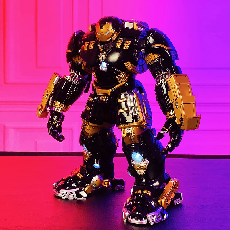 28cm Comicave Marvel The Avengers Iron Man Mk44 Hulkbuster Kolekcja figurki akcji z Anime zabawkowy Model ze stopu dla prezent dla dziecka