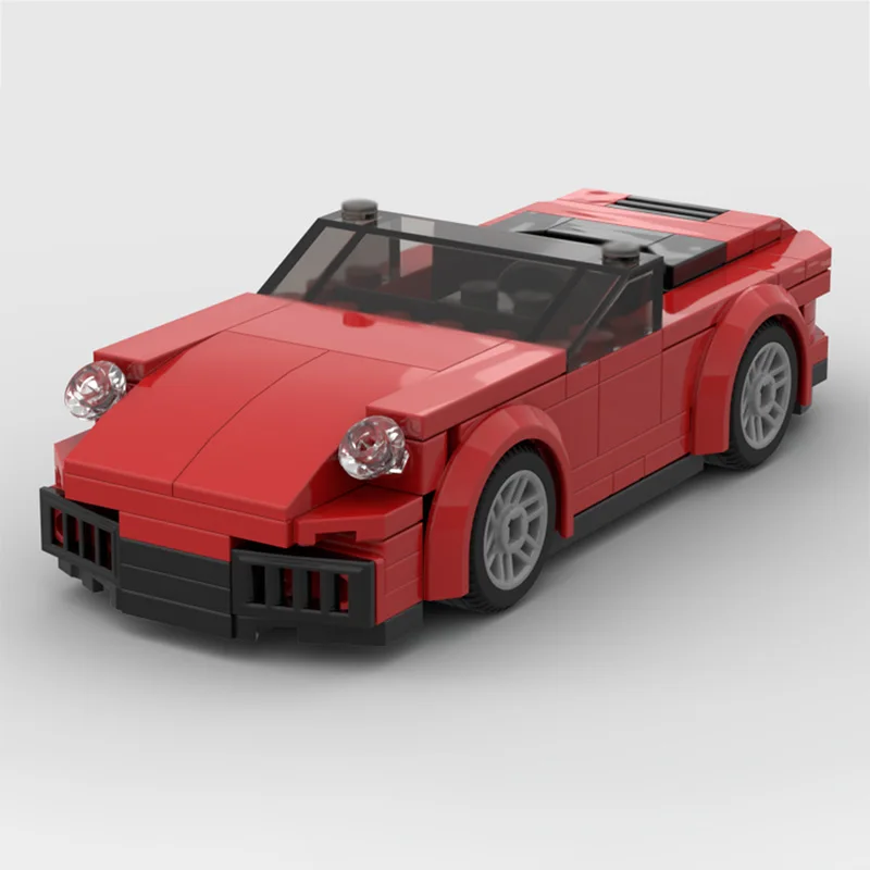 Speed Racing Car Model MOC Building Bricks High-Performance Convertible Car Modular Technology Children Holiday Gifts Toys Suit