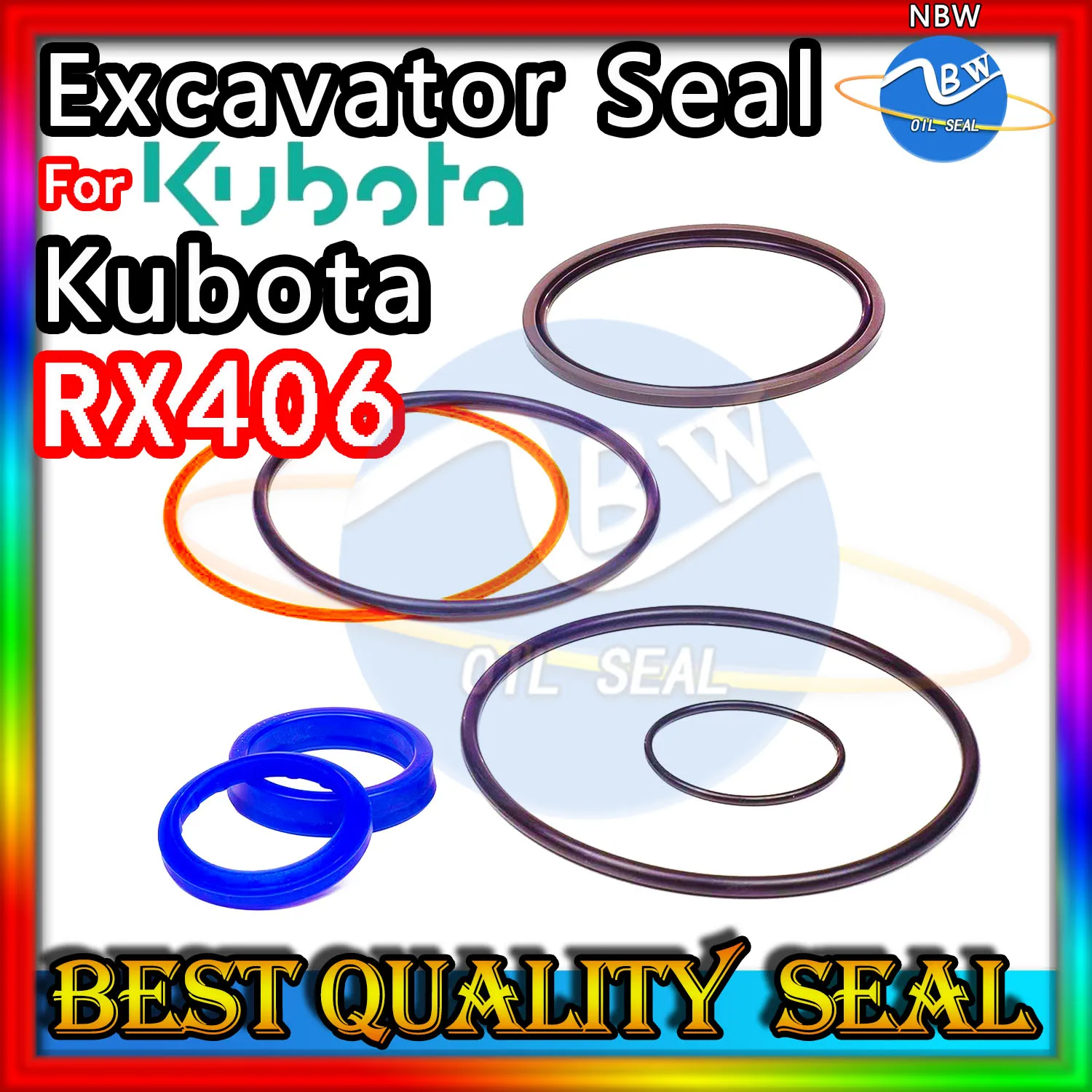 

For Kubota RX406 Excavator Oil Seal Kit High Quality Repair ARM Bucket Hydraulic Pump Digger Clamshell Shovel Adjust RX 406