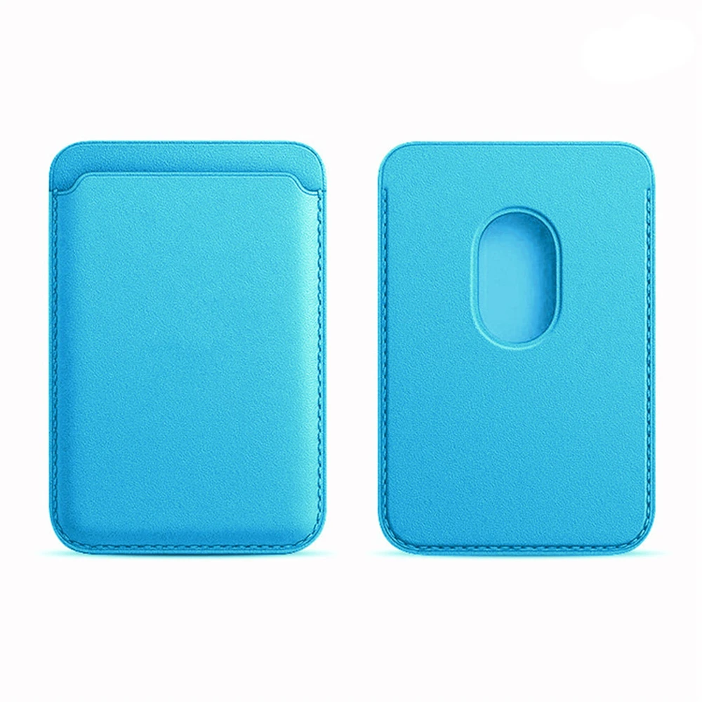 Officiële Magnetische Fijngebreide Lederen Portemonnee met Kaarthouder voor iPhone 18 17 16 15 14 13 Pro Max Samsung S26 S25 S24 Ultra Plus Hoesje