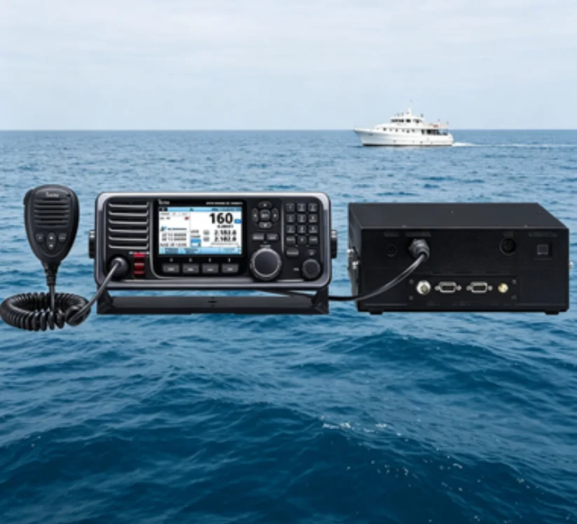 ICOM IC-M803 IC-M605 MF/HF Marine Transceiver Class D DSC AIS VHF Radio