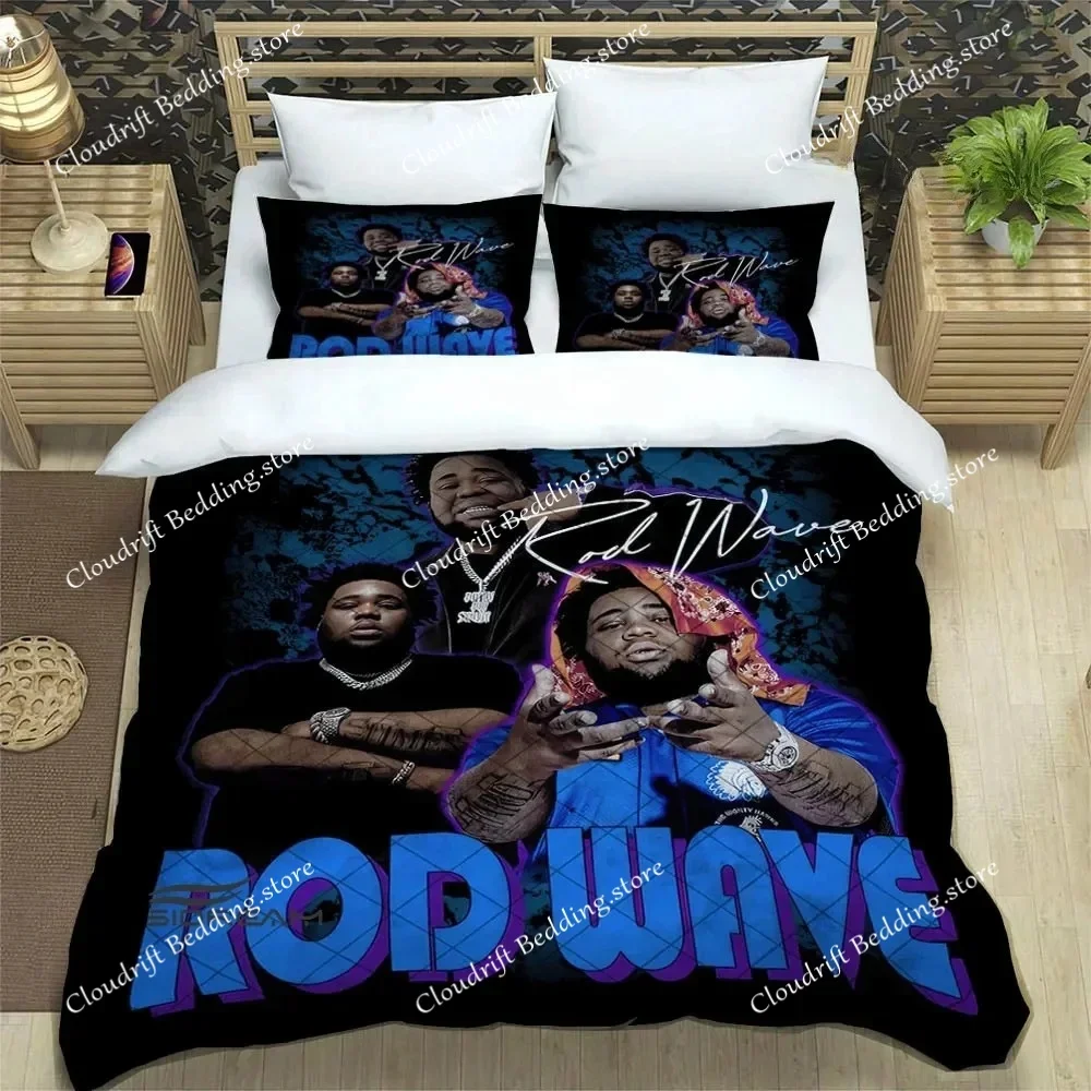 

Popular Music Rod Wave Print Bedding Sets Exquisite Bed Supplies Set Duvet Cover Comforter Set Bedding Set Luxury Birthday Gift0