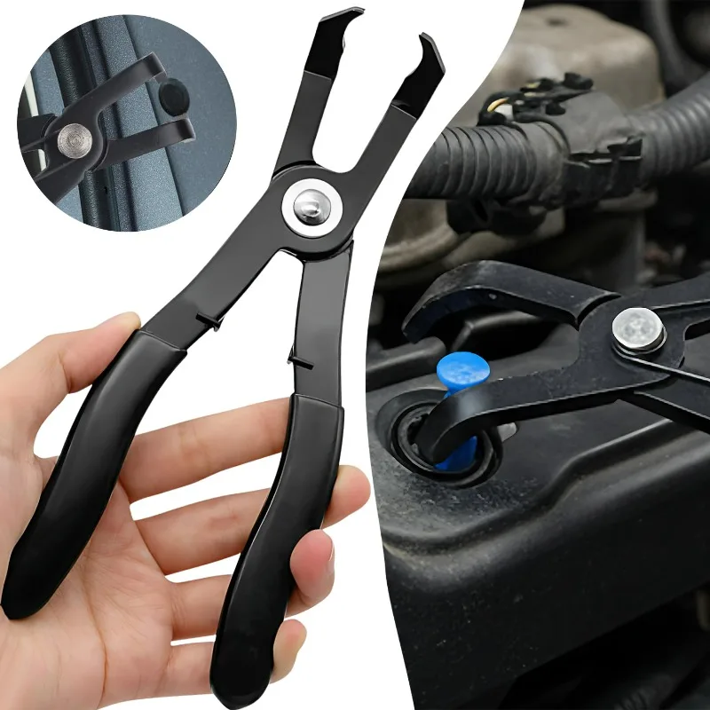 

Плоскогубцы для снятия зажимов под углом 30 ° 80 ° Инструмент для снятия изогнутых креплений, автомобильная обивка, подставка для ремонта салона автомобиля, инструменты для разборки