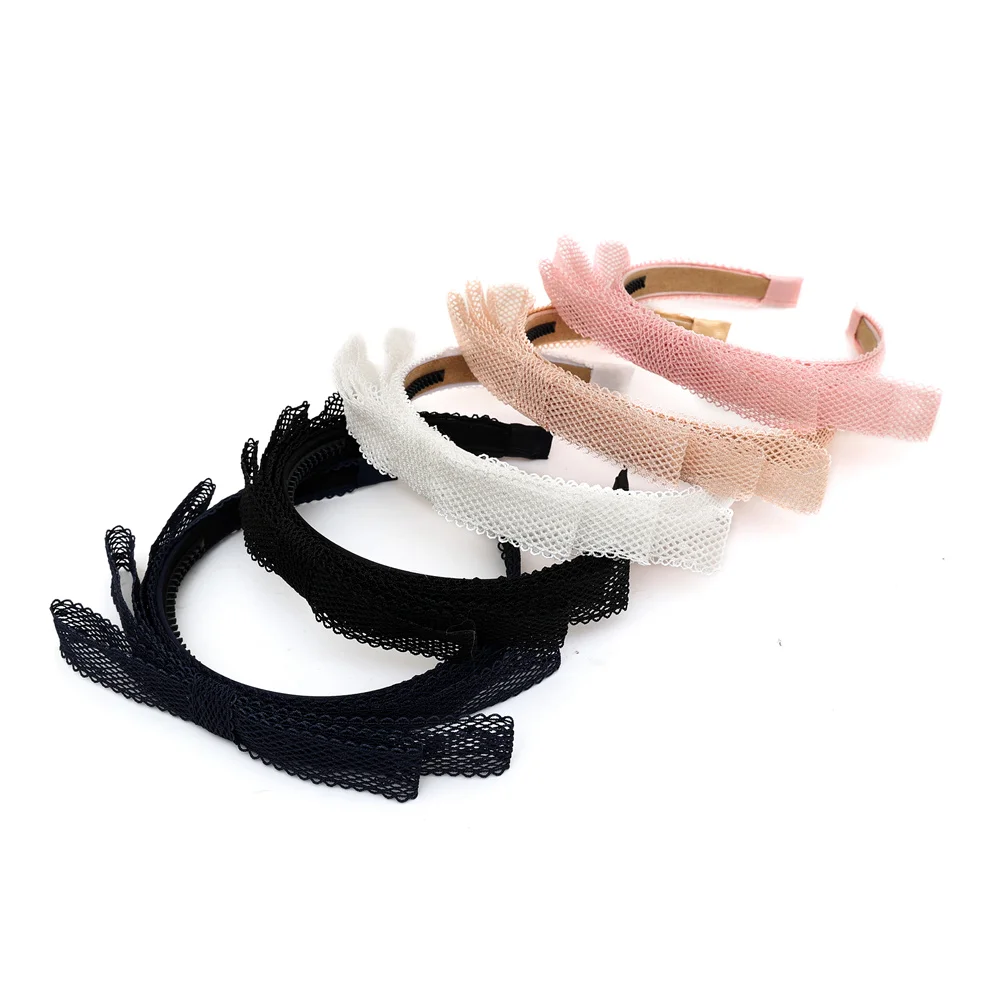 Fashion Eyelet Ribbon Hairband  Hairbow  Hair Accessories Elegant Hair Scruchy headband