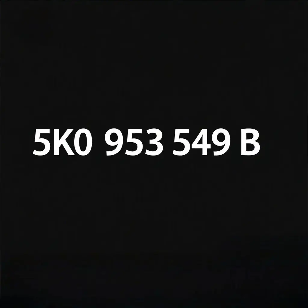 

5K0953549B 5K0 953 549 B 5k0953549b 5k0 953 549 b