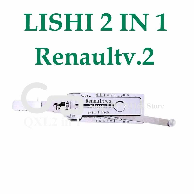

1PCS Lishi FOR Renault AKK179 2-in-1 Decoder and Pick for Renault Megane Locks Picks Locksmith Tools Lock Pick Picking Ganzua