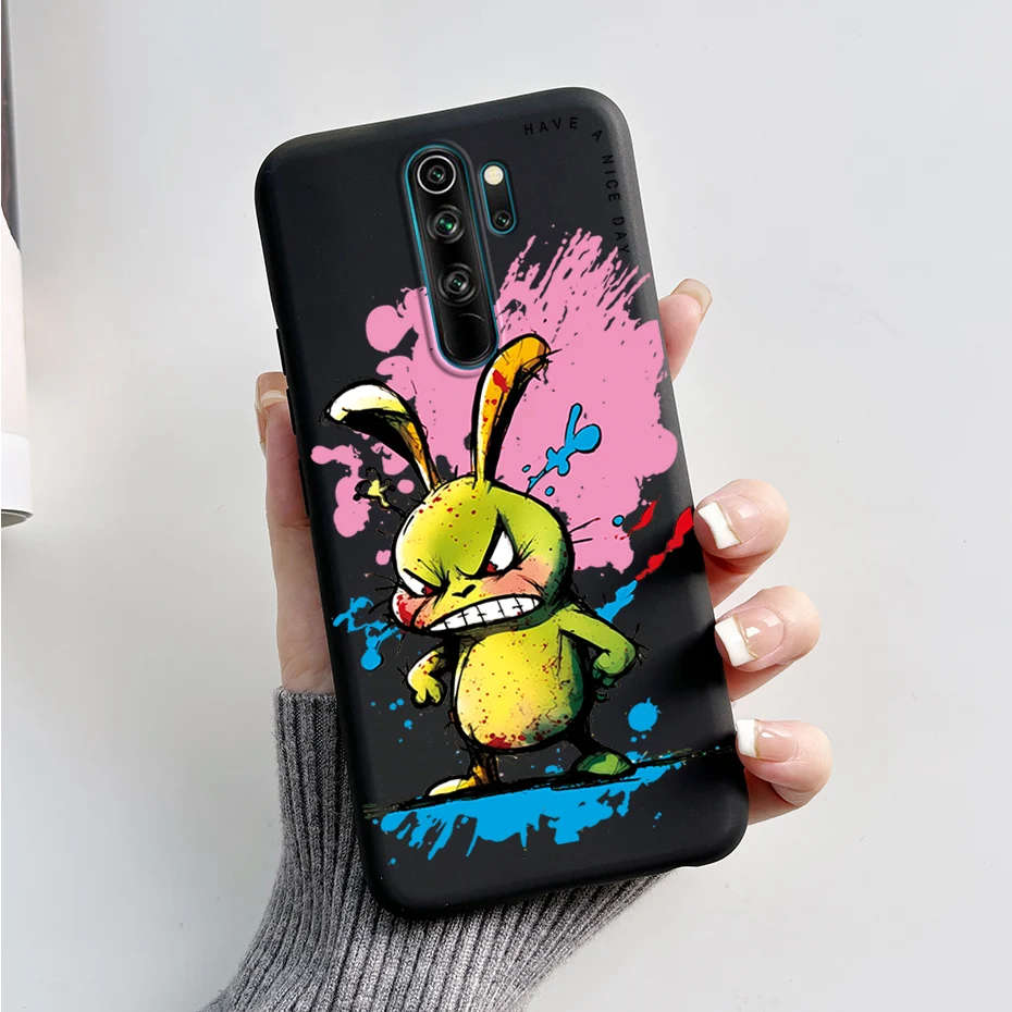 For Xiaomi Redmi Note 8 Pro Phone Case Cute Rabbit Panda Silicone Soft Back Cover For Redmi Note8 Pro Note8Pro 8Pro Coque Bumper