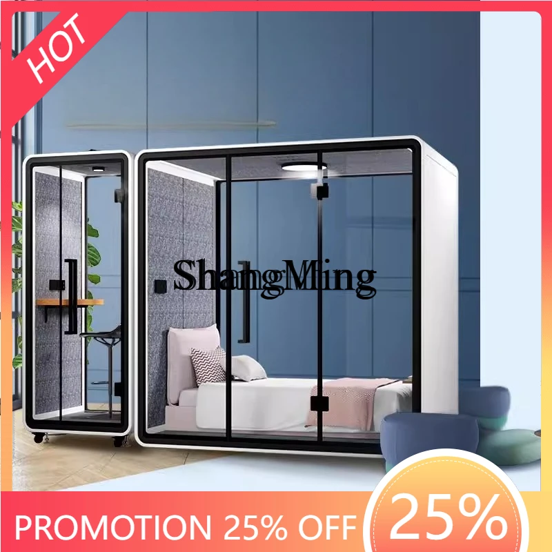 

SM Soundproof Cabin Silent Warehouse Phone Booth Office Meeting Room Sleep Piano Practice Room Live Room