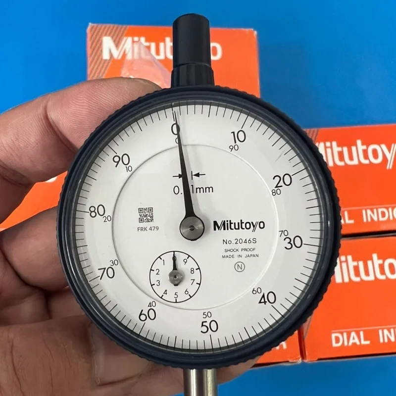 

Mitutoyo Lever Table 2046S 0.01mm X 10mm Dial Indicator, 0-100, Lug Back, Series 2, 8mm Stem Mechanical Workshop Measuring Tool