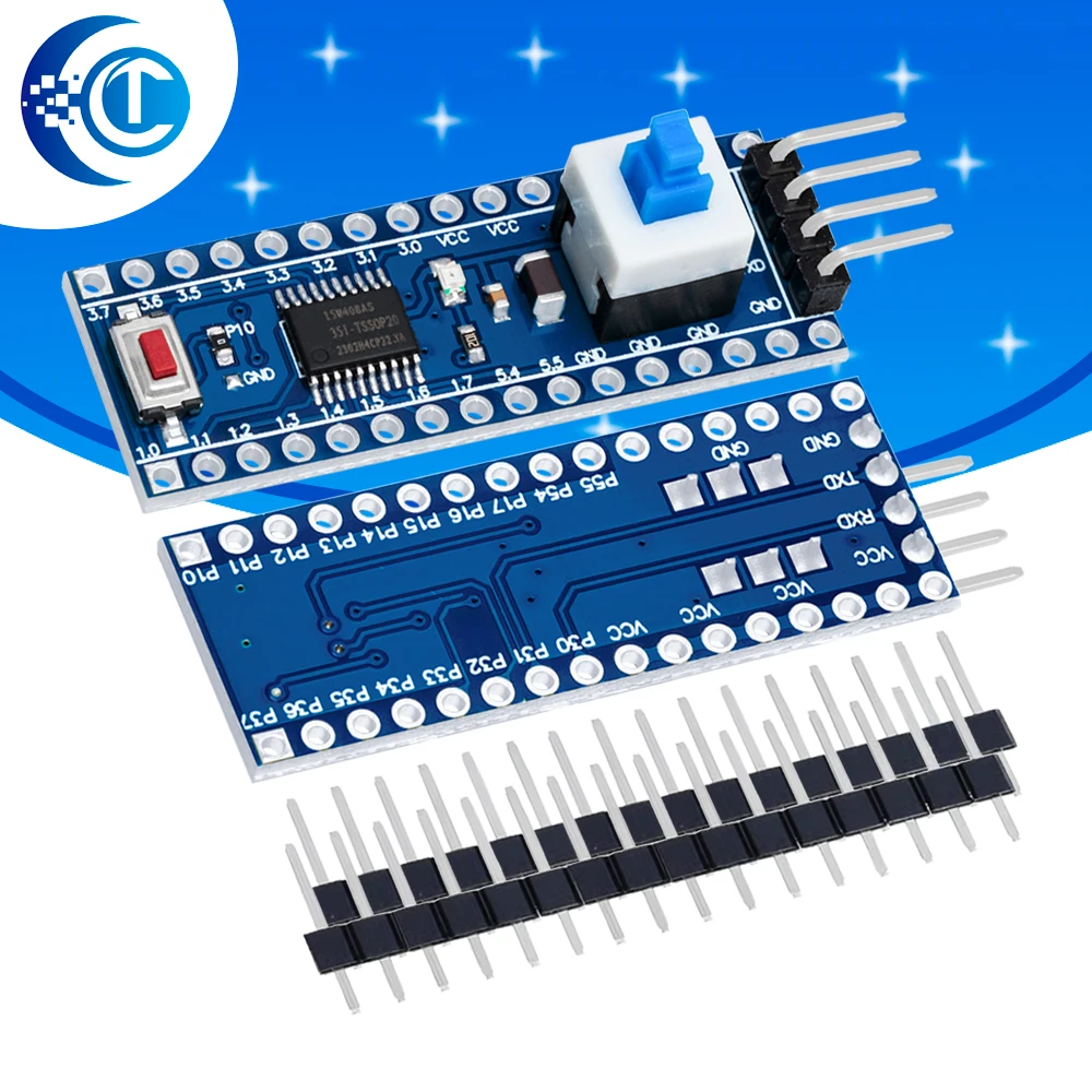 STC15W408AS TTSOP20 51 MCU Core Board 2.5‑5.5V 2.54mm Pitch Learning Development Module