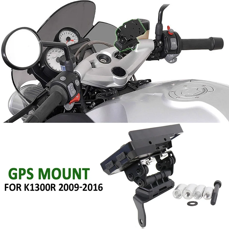 

For BMW K1300R K 1300 R 2009-2016 Motorcycle Mobile Phone Holder GPS Stand Bracket NEW