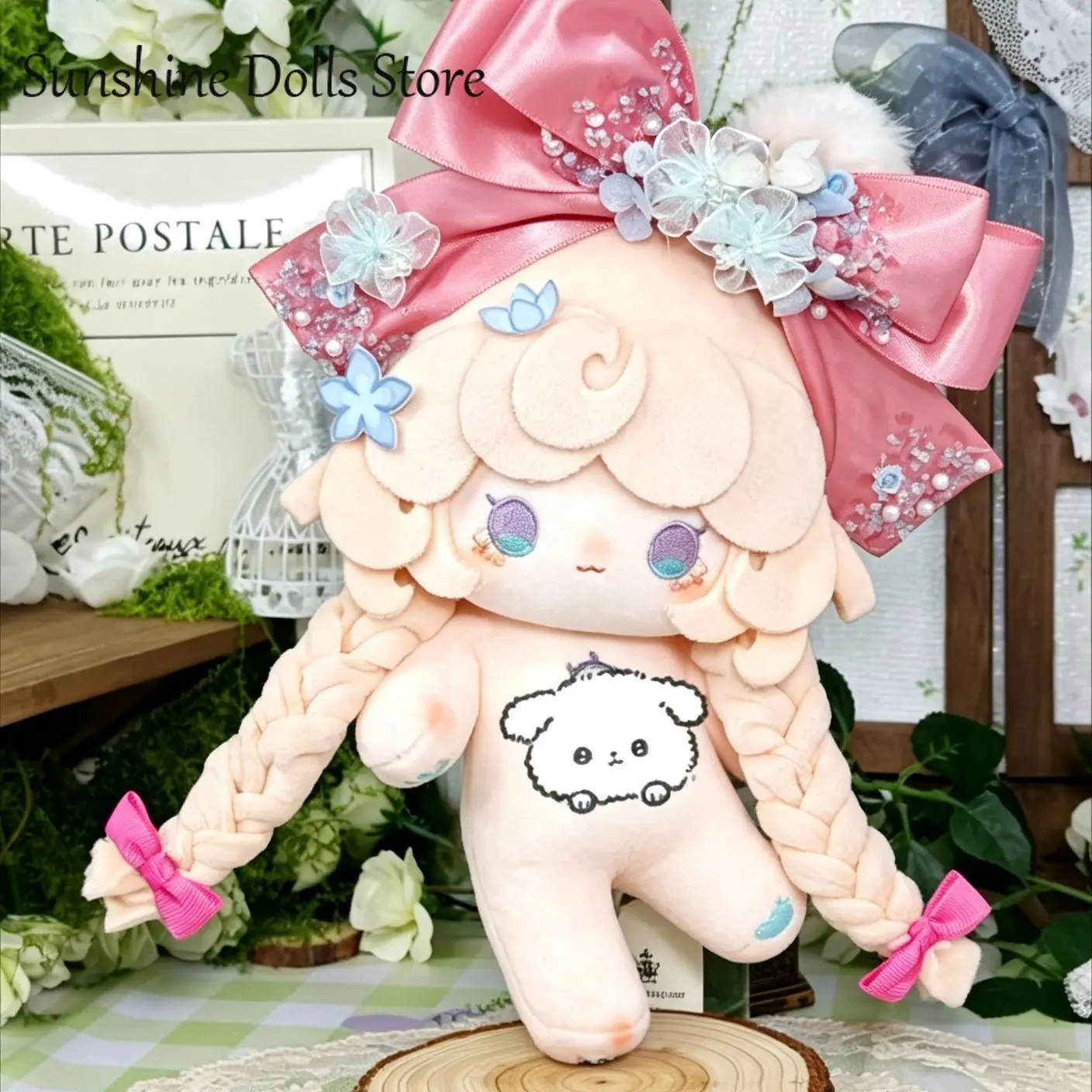 Game The Little Girl Mirage Memory Sweet Cute Cotton Doll Anime Identity Ⅴ Toys 20cm Dress Up Clothes Plush Body Plushie