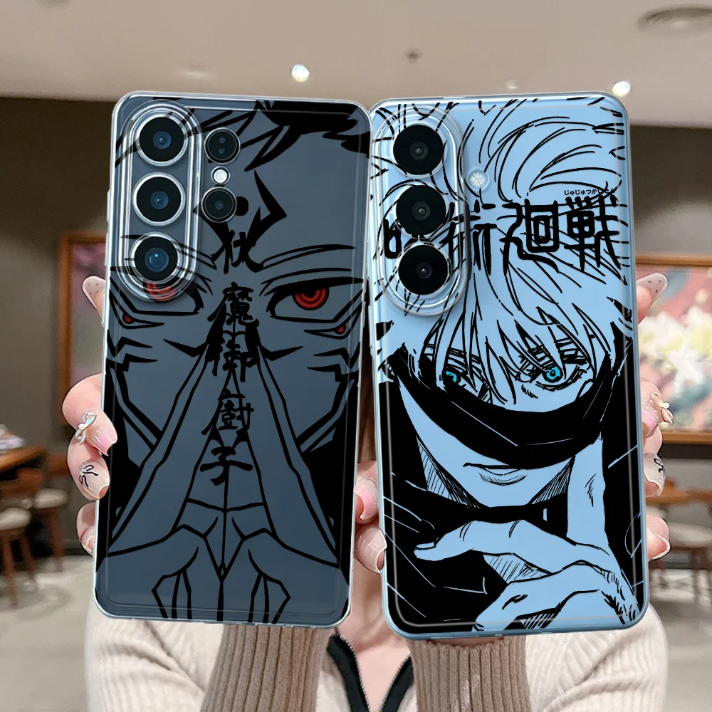 J-Jujutsus Kaisens Case for Samsung Galaxy S26 Ultra S23 S24 S25Ultra S22 FE S20 Plus S21 Note 20 Ultra 10 S25 Edge Phone Cover