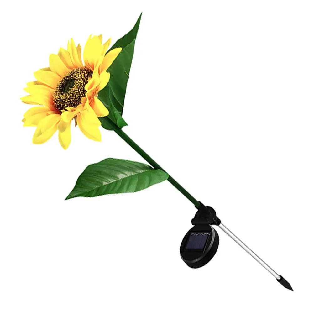 

Sunflower Lamp Solar Energy Powered Outdoor Light Garden Lighting Tool Yard Pathway Decor Durable ABS Plastic Stainless Steel