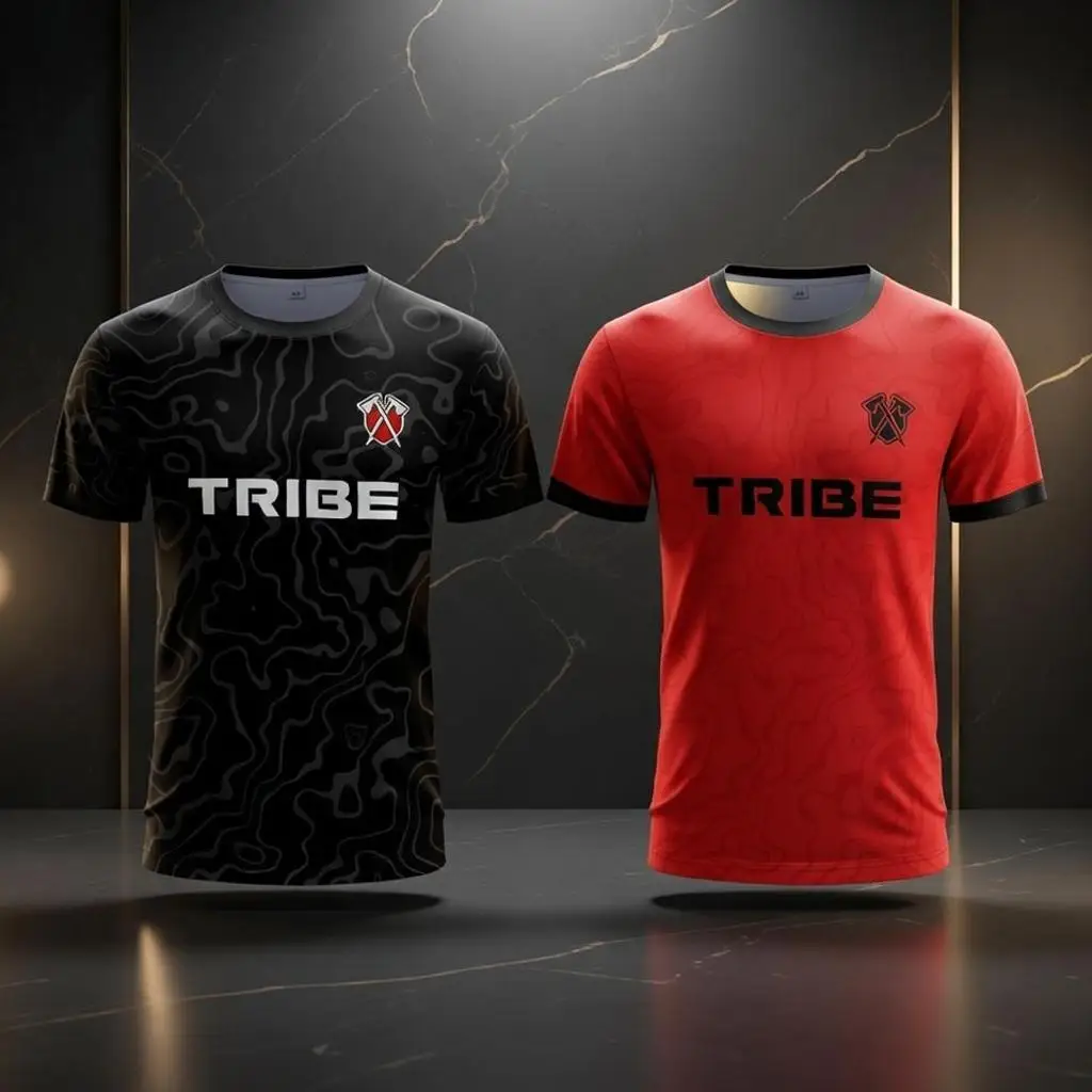 

Tribe Gaming 2026 Esports Team Uniforms Summer Gamer Breathable Quick-Drying T-Shirts Customizable Tees For Men And Women