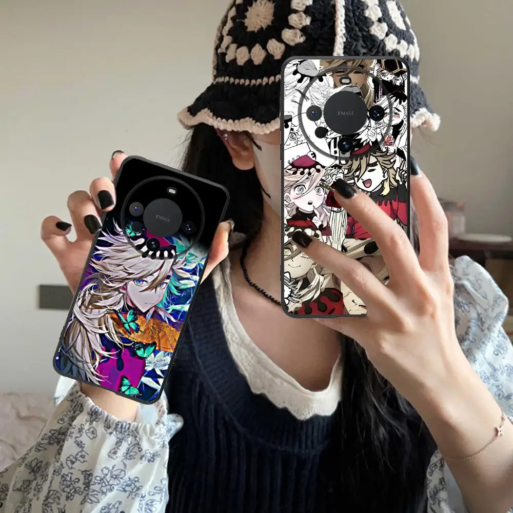 

Чехол для телефона Demon Slayer Douma для Huawei Mate 60 50 40 30 20 10 Pro Plus Lite E 5G, черный, роскошный мобильный телефон для смартфона