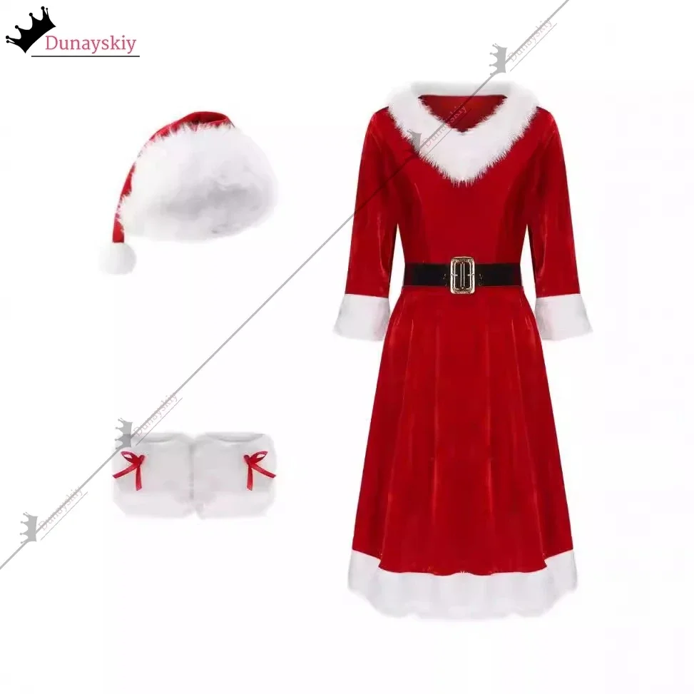 cosplay2025-costume-de-noel-fourrure-7-pouces-a-manches-longues-costume-de-pere-noel-costume-de-spectacle-de-noel-robe-couvre-pied