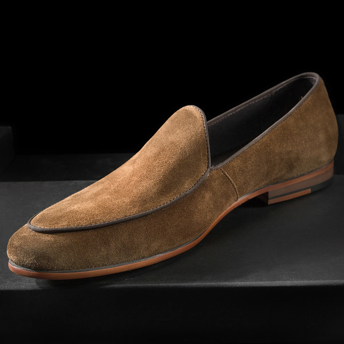 Hanmce-Mocassins de Luxe en Cuir group pour Homme, Chaussures Décontractées Faites à la Main, Mode Anglaise