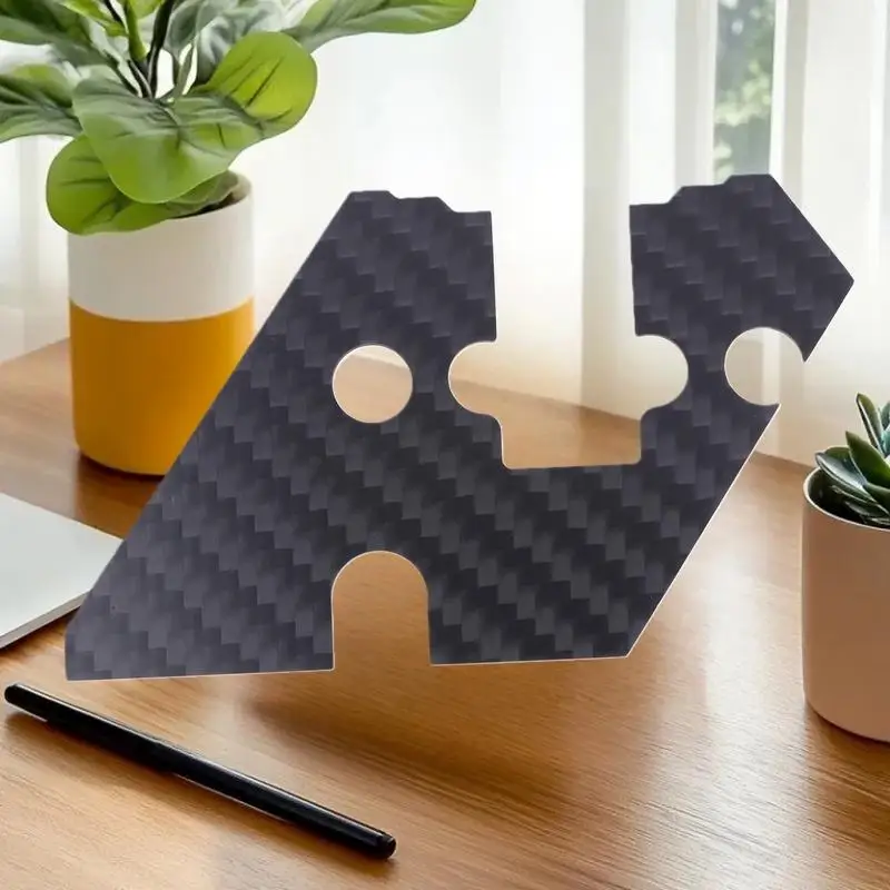 Capa de proteção contra poeira de fibra de carbono avançada para carros Tamiya TT02 TT-02 1/10 RC; Acessórios de instalação de qualidade