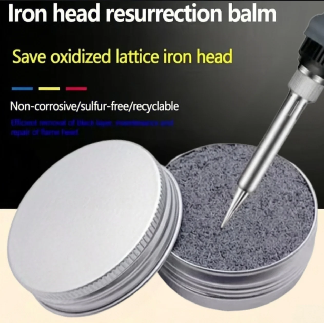 Soldering Iron Tip Cleaner; Oxide Soldering Iron Tip Cleaner; Soldering Tip Activator; Soldering Iron Tip Cleaning Tool